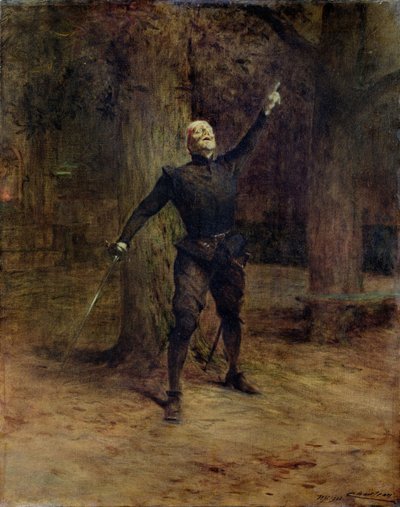 Constant Coquelin (1841-1909) als Cyrano de Bergerac von Theobald Chartran